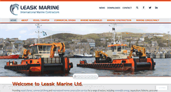 Desktop Screenshot of leaskmarine.com