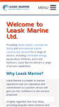 Mobile Screenshot of leaskmarine.com